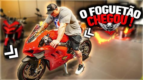 CHEGOU A NOVA MOTO DO FABIO GIGA *Ducati Panigale V4 S.